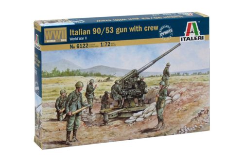 Italeri 6122 Italian 90/53 Gun with crew (1/72)