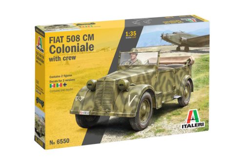 Italeri 6550 FIAT 508 CM Coloniale with crew (1/35)