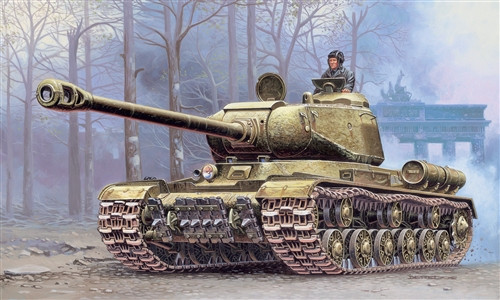 Italeri 7040 Soviet JS-2M Stalin tank, Sztálin 2 1/72 harckocsi makett