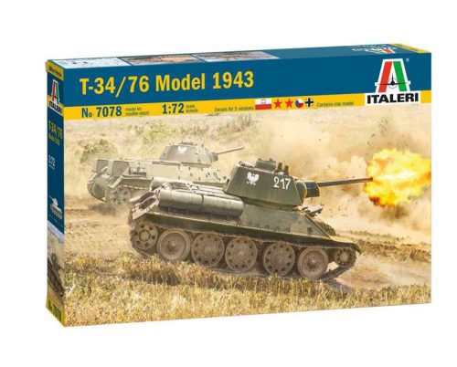 Italeri 7078 T-34/76 Mod. 43 (1/72)