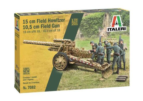 Italeri 7082 15cm fld. howitzer/10,5cm fld. gun (1/72)