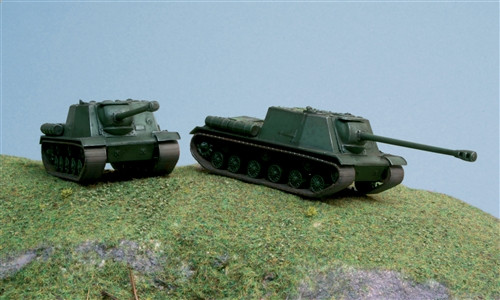 Italeri 7503 ISU 122 - 2 db Gyorsan összeszerelhető makett - (2 fast assembly models) makett