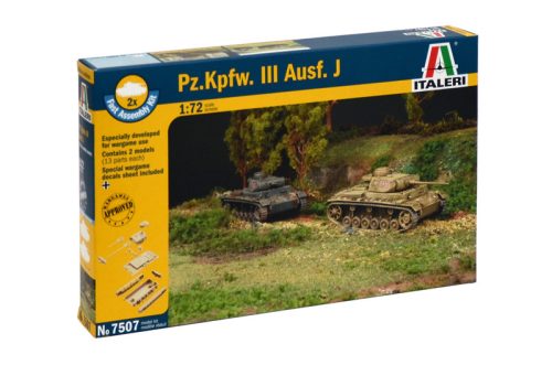 Italeri 7507 Pz.Kpfw. III Ausf. J (1/72)