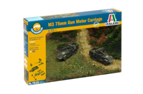 Italeri 7510 M3 75mm Gun Motor Carriage (1/72)