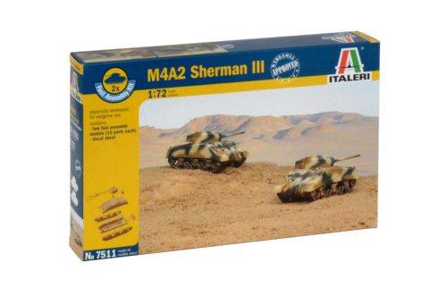 Italeri 7511 M4A2 Sherman III (1/72)