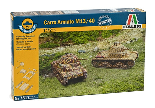 Italeri 7517 Carro Armato M13/40 (1/72)