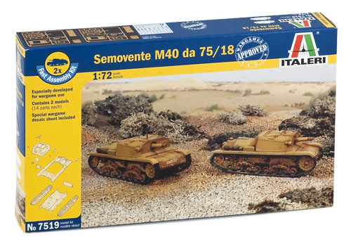 Italeri 7519 Semovente M40 da 75/18 (1/72)