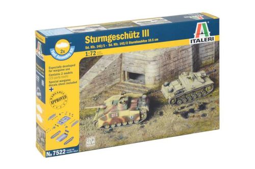 Italeri 7522 Stug III / Sturmhaubitze 105 (1/72)