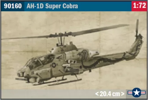Italeri 90160 AH-1Z Super Cobra (1/72) helikopter makett