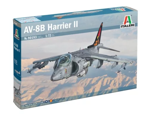Italeri 90193 AV-8B Harrier II (1/72) repülőgép makett