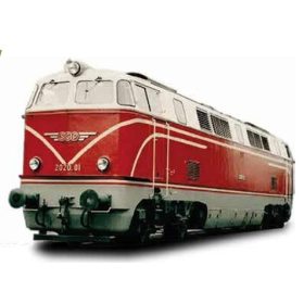   Jägerndorfer JC20200 Dízelmozdony Rh 2020.01, kárminvörös/krémfehér, SGP logo, ÖBB (E3) (H0)