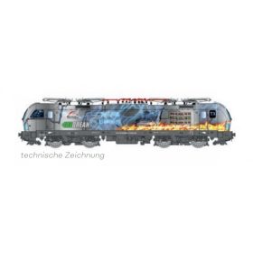   Jägerndorfer JC27030 Villanymozdony BR 193 282 Vectron, ELL (E6) (H0)