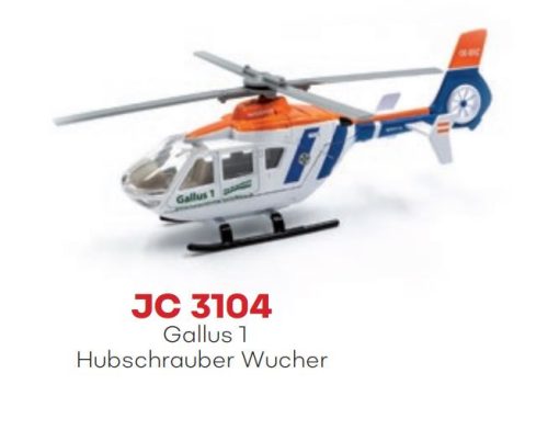 Jägerndorfer JC3104 Airbus Eurocopter helikopter, Gallus 1 Wucher (N)