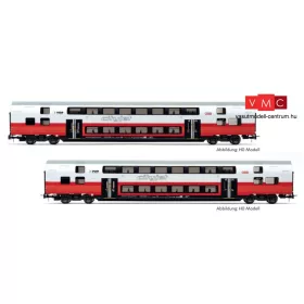   Jägerndorfer JC60020 Emeletes személykocsi-pár, négytengelyes Cityjet, ÖBB (E6) (N)