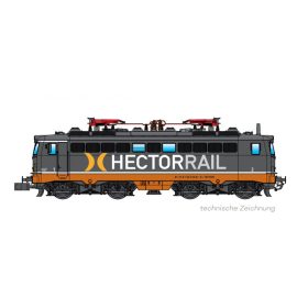   Jägerndorfer JC60100_1 Villanymozdony Rh 142.212, Hectorrail (E6) (N)