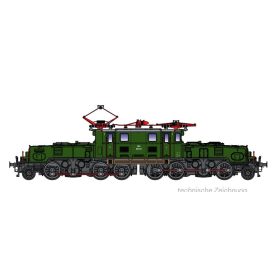   Jägerndorfer JC60202_1 Villanymozdony Rh 1089, zöld, ÖBB (E4) (N) - Sound