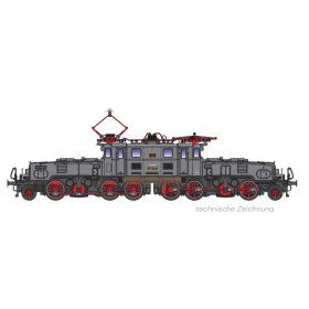   Jägerndorfer JC60202_4 Villanymozdony E 89, szürke, BBÖ (E2) (N) - Sound