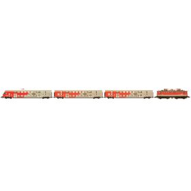   Jägerndorfer JC60401 Villanymozdony Rh 1142.671 emeletes 3-részes Wiesel szerelvénnyel, ÖBB (E4-5) (N)