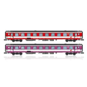   Jägerndorfer JC60500_2 Személykocsi-pár, négytengelyes belföldi forgalmú, 2. osztály, Sparlack, ÖBB (E4) (N)