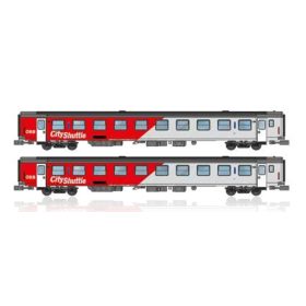   Jägerndorfer JC60500_3 Személykocsi-pár, négytengelyes belföldi forgalmú, 2. osztály, City-Shuttle, ÖBB (E6) (N)