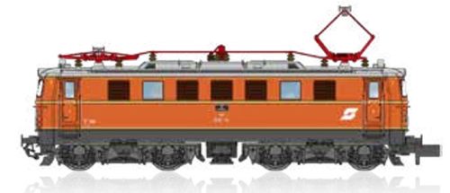 Jägerndorfer JC60600_5 Villanymozdony Rh 1041.17, vérnarancs, ÖBB (E4) (N)