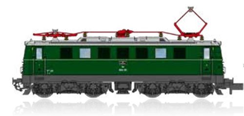 Jägerndorfer JC60602_1 Villanymozdony Rh 1041.09, zöld, ÖBB (E3) (N) - Sound