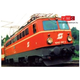   Jägerndorfer JC64060 Villanymozdony Rh 1042.007, egy oldalajtós, 1. építési széria, vérnarancs, ÖBB (E4) (N)