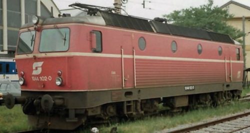 Jägerndorfer JC64530 Villanymozdony Rh 1044 102, vérnarancs, ÖBB (E4-5) (N)