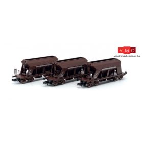   Jägerndorfer JC66302 Önürítős négytengelyes teherkocsi-készlet, 3-részes Hartsteinwerk Kitzbühel, ÖBB (E3-4) (N)