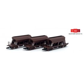   Jägerndorfer JC66304 Önürítős négytengelyes teherkocsi-készlet, 3-részes ÖBB (E3-4) (N)