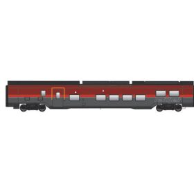   Jägerndorfer JC71211 Railjet II személykocsi-pár, 2. osztály és Restaurant, ÖBB (E6) (H0)