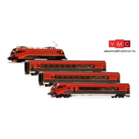   Jägerndorfer JC71402 Railjet személyvonat-készlet, Spirit of Europe, ÖBB, High-End (E6) (H0)