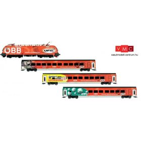   Jägerndorfer JC71900 Villanymozdony Rh 1116.225 Taurus 7 db személykocsi + vezérlőkocsival, ÖFB, Basic, ÖBB (E6) (H0)