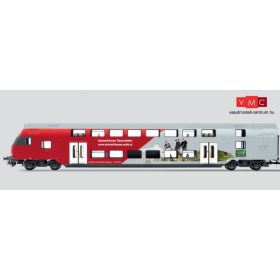   Jägerndorfer JC76700 Emeletes személykocsi-készlet vezérlőkocsival, 3-részes Autoschleuse Tauernbahn-Design, ÖBB (E6) (H0)