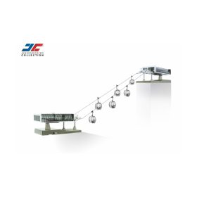   Jägerndorfer JC82497 H0 felvonó modell szett, 6 db Omega V kabinnal 1:87 -  Fehér/Szürke