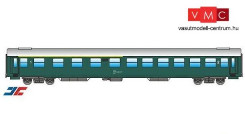 Jägerndorfer JC90000 Személykocsi, négytengelyes UIC-X 1./2. osztály, zöld, ÖBB (E3) (H0)