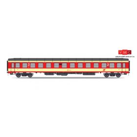   Jägerndorfer JC90034 Személykocsi, négytengelyes UIC-X 2. osztály, Sparlack festés, ÖBB (E4) (H0)