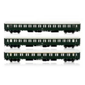   Jägerndorfer JC90500 Személykocsi készlet, 3-részes négytengelyes UIC-X, zöld, ÖBB (E3) (H0) - 2. széria