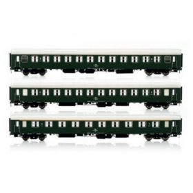   Jägerndorfer JC90500 Személykocsi készlet, 3-részes négytengelyes UIC-X, zöld, ÖBB (E3) (H0) - 2. széria