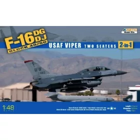   KINETIC 48005 Lockheed Martin F-16 DG/DJ Block 50 - USAF Viper 2 in 1 repülőgép makett 1/48