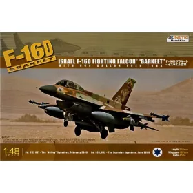   KINETIC 48009 Lockheed Martin F-16D IAF repülőgép makett 1/48