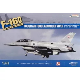   KINETIC 48010 Lockheed Martin F-16D Polish Air Force Advanced Viper repülőgép makett 1/48