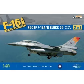   KINETIC 48011 General Dynamics F-16 A/B Block 20 ROCAF repülőgép makett 1/48