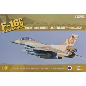   KINETIC 48012 Lockheed Martin F-16C Block 40 IAF Baraka repülőgép makett 1/48