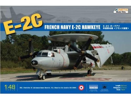 KINETIC 48015 French Navy Grumman E-2C Hawkeye repülőgép makett 1/48