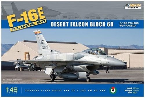 KINETIC 48029 Lockheed-Martin F-16E UAE repülőgép makett 1/48