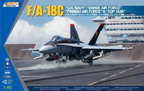 KINETIC 48031 McDonnell-Douglas F/A-18C Hornet US Navy, Swiss Air Force, Finland Air Force & To