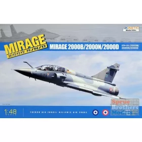   KINETIC 48032 Mirage 2000B / 2000N / 2000D repülőgép makett 1/48