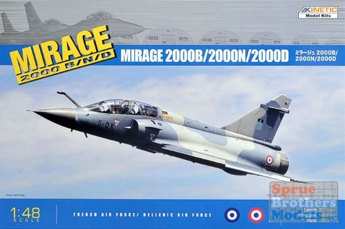 KINETIC 48032 Mirage 2000B / 2000N / 2000D repülőgép makett 1/48
