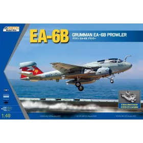 KINETIC 48044 Grumman EA-6B Prowler EA-6B With three-wheel tractor A/S32A-32 repülőgép maket
